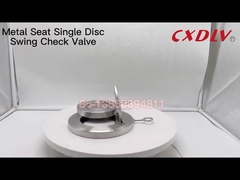 シングルプレートウェーハスイングチェックバルブ ゼロリーク