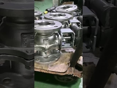 SS316 2PC フルポート エア式ボールバルブ Q641F JIS10K 50A