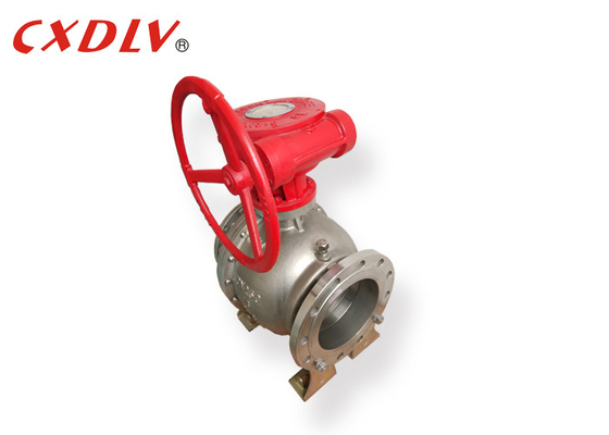 フランジエンドトラニオンマウントボールバルブ鋳鋼 PN16 DN150 DN200