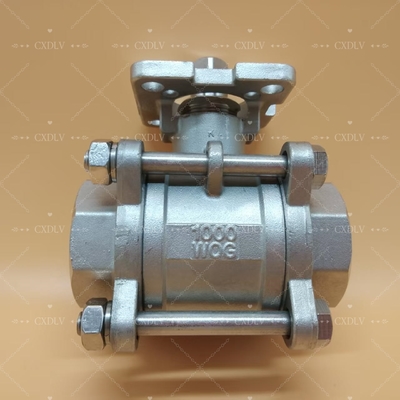 電動/空気性不?? 鋼のスレッドボールバルブ - NPT接続 2pcの方法ボールバルブ