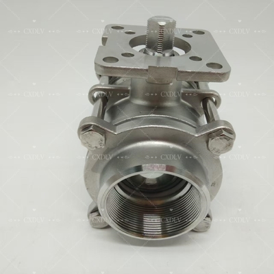 電動/空気性不?? 鋼のスレッドボールバルブ - NPT接続 2pcの方法ボールバルブ