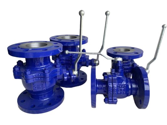 イタリア ガスバルブ フランジボールバルブ DN50 PN16 ピース ボディ ハンドルバルブ