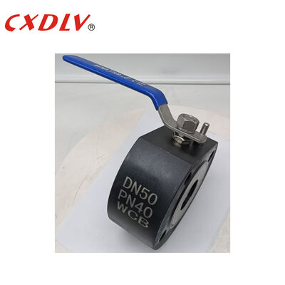 ウェーハ型 1個 フルボアボールバルブ フランジ間取り付け PN 40