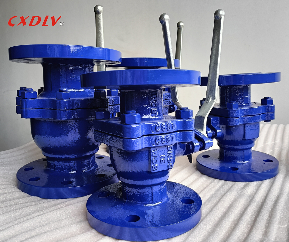 A216 Gr.WCB フランジェッドボールバルブ 2 パーツのパーツ