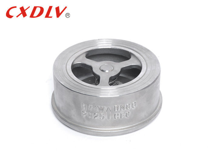DN32 SS 201 NPS 1 1/4"圧縮機のための振動タイプ逆止弁のウエファー制御