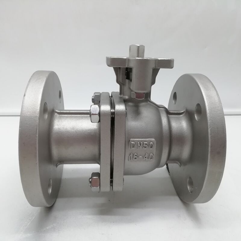 DN50 PN16 フランジボールバルブ CF8M ステンレス鋼脱脂酸素クリーンフルボアフローティングボールオイルフリーサービス用