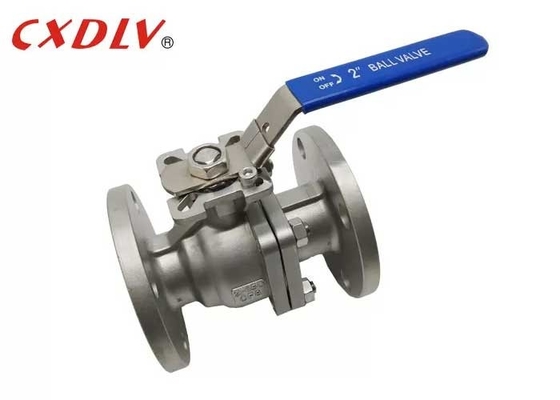150LB 300LB 2&quot;~6&quot; フレンジ式 END ステンレス鋼ボールバルブ CF8 CF8MWCB 直立マウントパッド