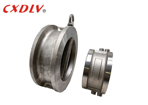 DN150 EPDMの座席ウエファーのタイプ逆止弁の二重版の管二重ディスク ドア