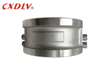 ステンレス製/炭素鋼の二重版の逆止弁の金属はウエファー様式DN50~DN600に蝶番を付けました