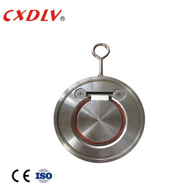 H74 Single Disc Swing Wafer Check Valve With Spring Stainless Steel ANSI 150LB