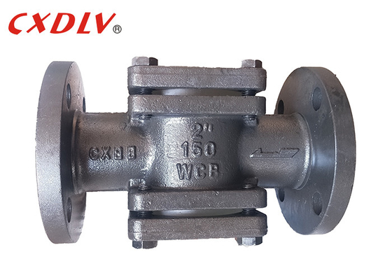 A216 WCBはサイト グラス150LB RF和らげた水晶インライン流れの表示器をフランジを付けたようになった